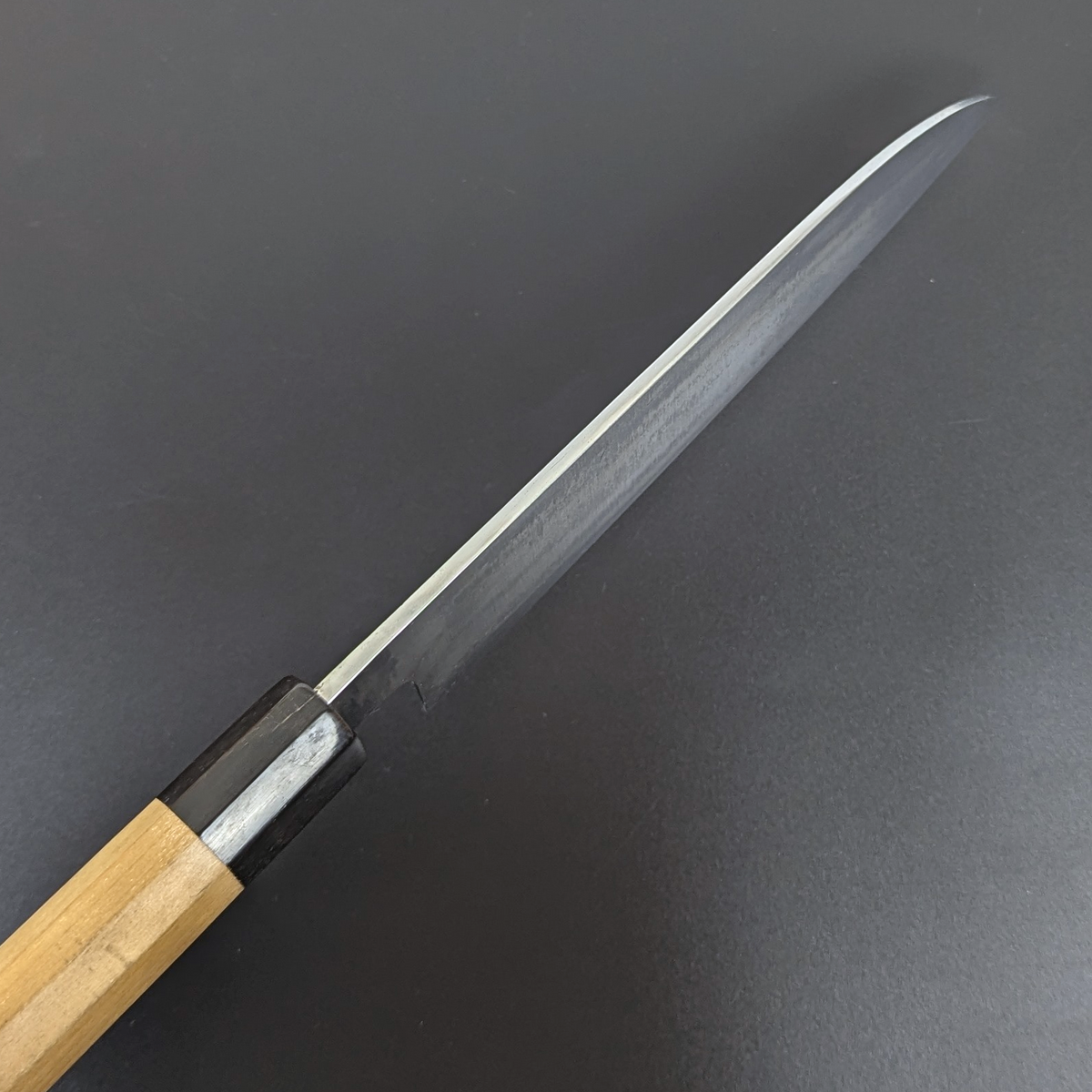 Yamamoto Sukenaga Tamahagane Santoku 185mm No Engraving Magnolia Handle