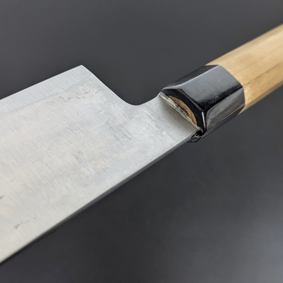 Yamamoto Sukenaga Tamahagane Santoku 185mm No Engraving Magnolia Handle