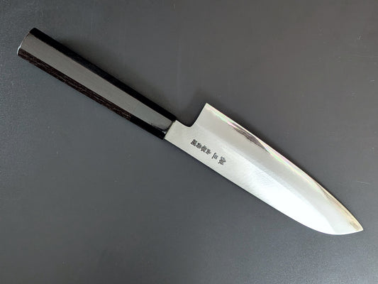 Yamatsuka Hamono Ginsan Edelstahl Kasumi Santoku 180mm