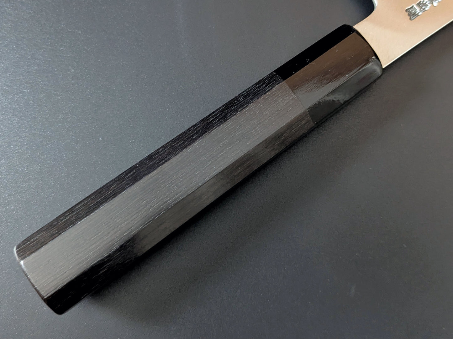 Yamatsuka Hamono Ginsan Stainless Steel Kasumi Santoku 180mm Ebony Handle