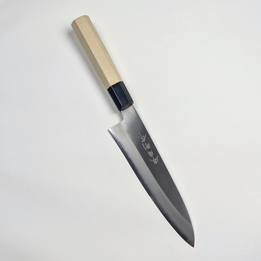 Yamatsuka Hamono Ginsan Kasumi Gyuto 210mm Magnolia Handle