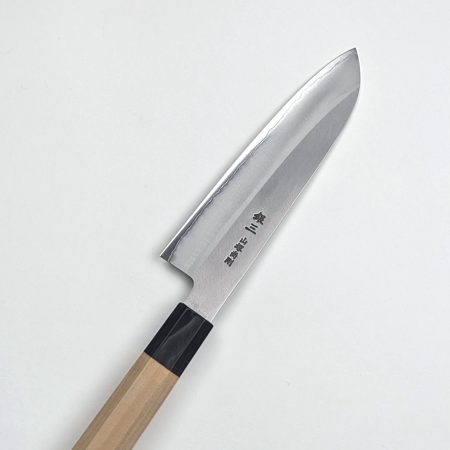 Yamatsuka Hamono Ginsan Stainless Steel Kasumi Santoku 180mm