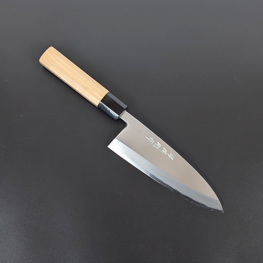 Yamatsuka Hamono Ginsan Kasumi Deba 170mm Magnolia Handle