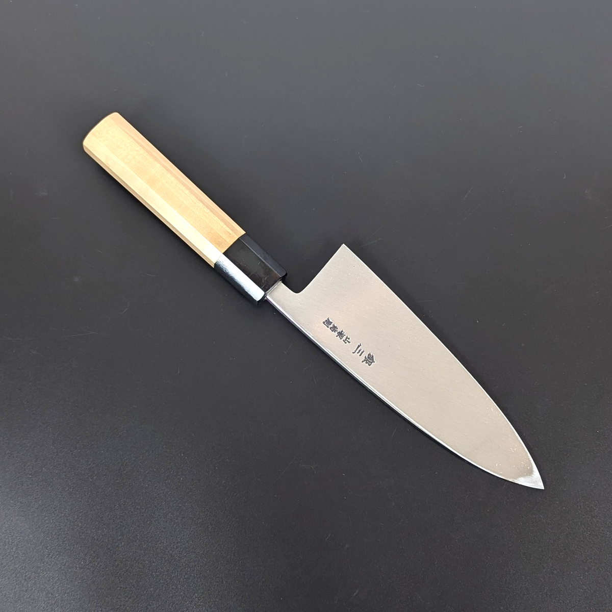 Yamatsuka Hamono Ginsan Kasumi Deba 170mm Magnolia Handle