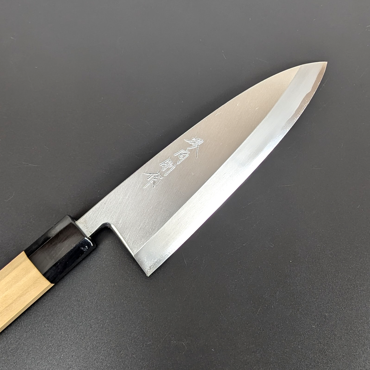 Yamatsuka Hamono Ginsan Kasumi Deba 170mm Magnolia Handle