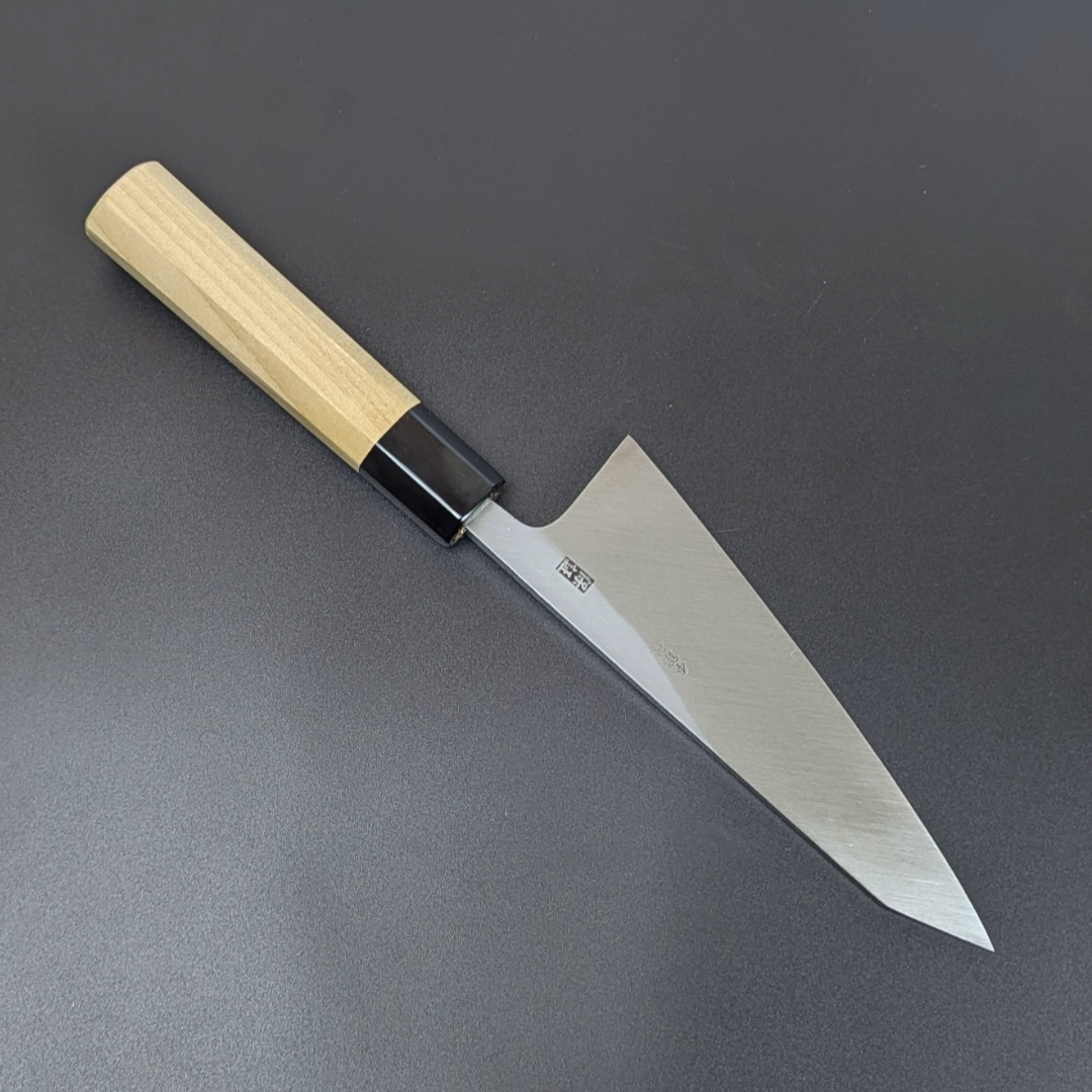 Goh Umanosuke Yoshihiro Aogami #2 Garasaki (Boning Knife) Magnolia Handle & Sheath