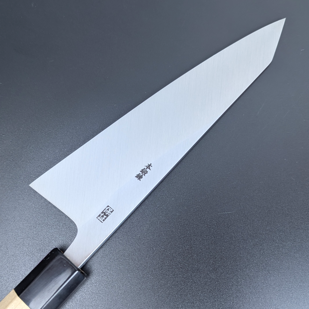Goh Umanosuke Yoshihiro Aogami #2 Garasaki (Boning Knife) Magnolia Handle & Sheath
