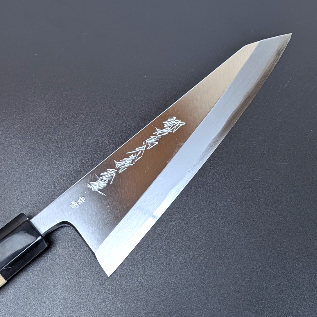 Goh Umanosuke Yoshihiro Aogami #2 Garasaki (Boning Knife) Magnolia Handle & Sheath
