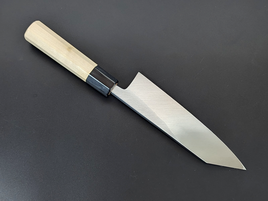 Goh Umanosuke Yoshihiro Acero blanco #2 Kiritsuke-Deba 180 mm (7,08 pulgadas)