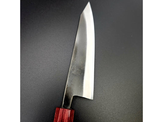 Cuchillo Yuuwa Aogami n.º 2 Kurouchi Petty de 150 mm (5,9 pulgadas) con mango de cerezo