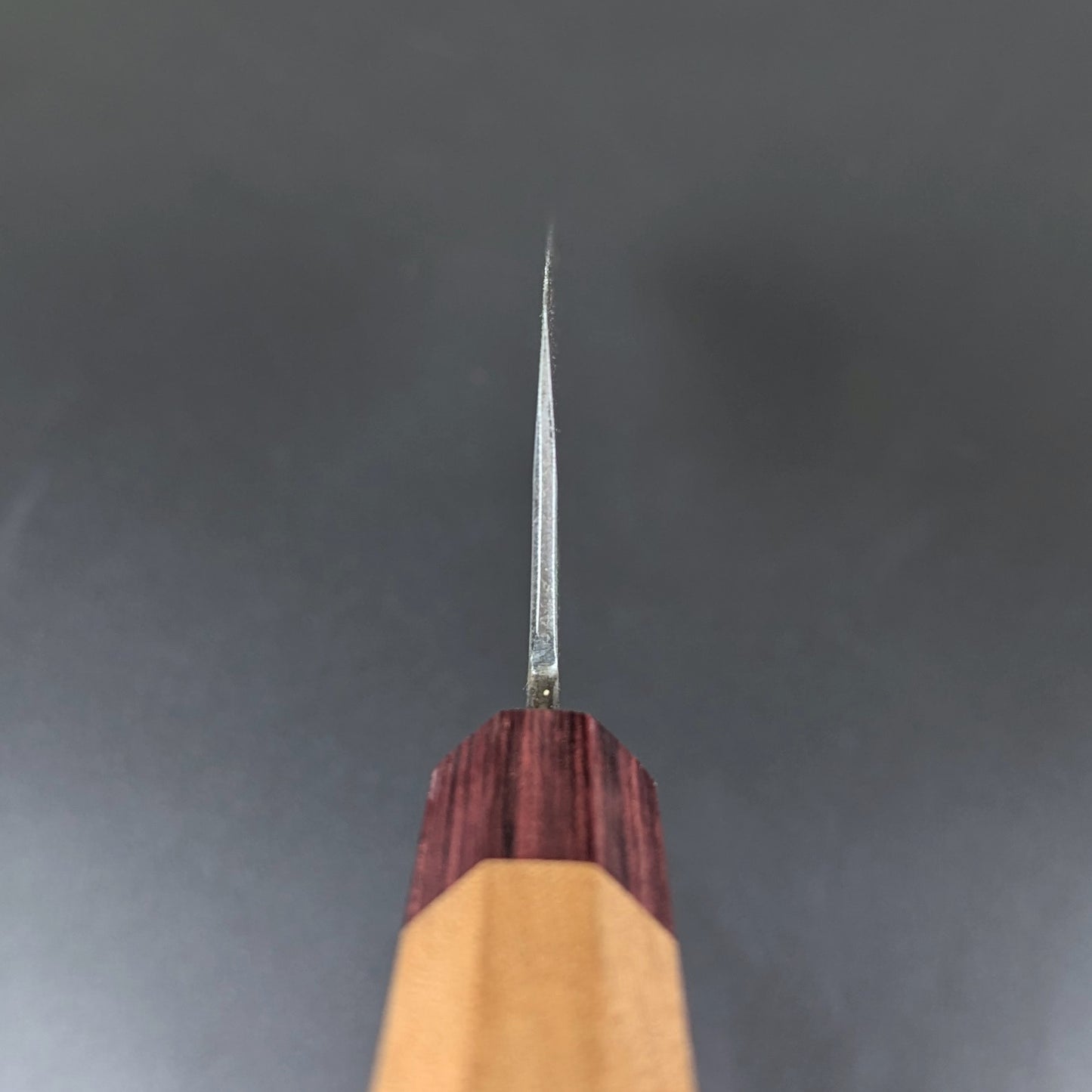 Yuuwa Aogami #2 Kurouchi Damascus Santoku 165mm Cherry Handle