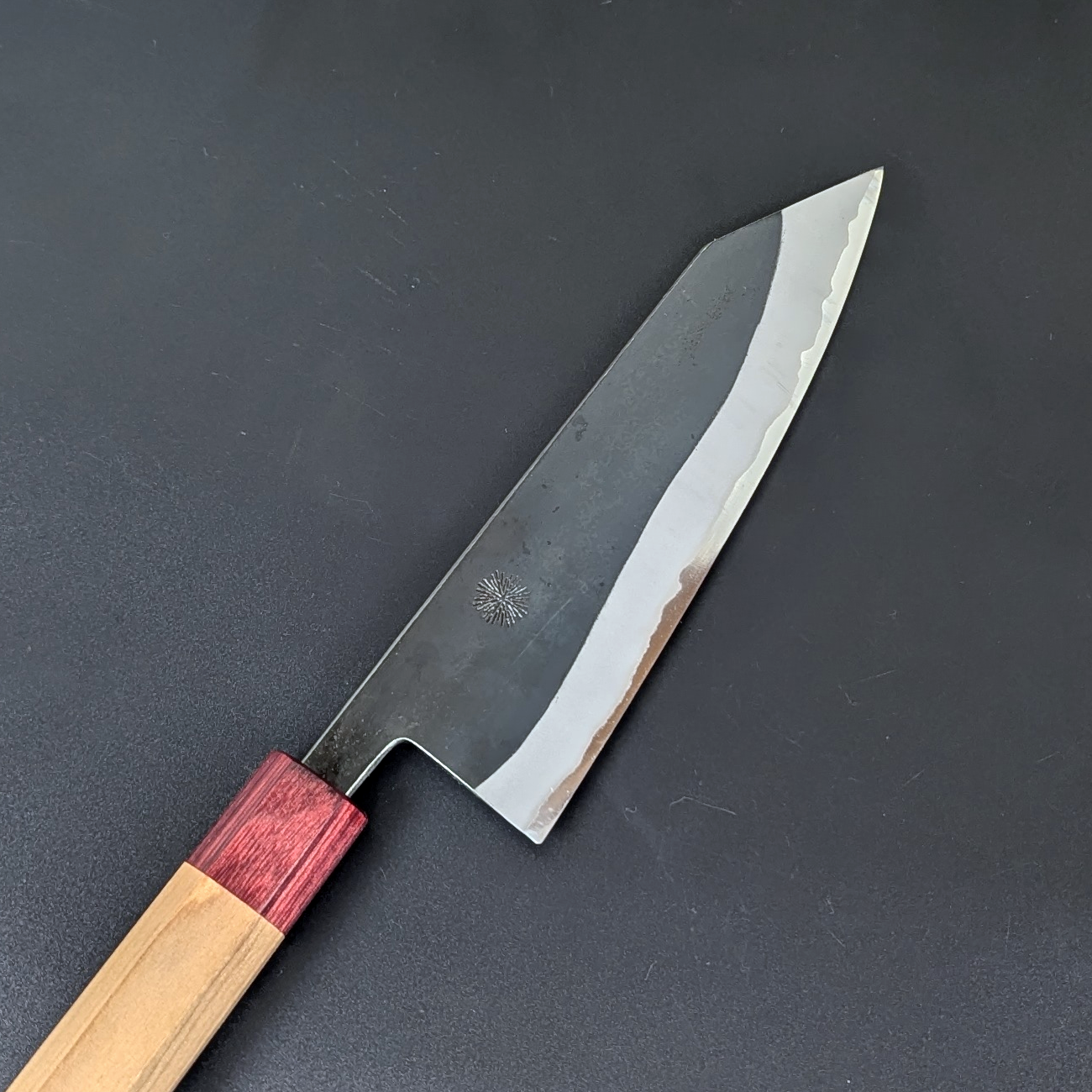 Yuuwa Aogami #2 Kurouchi Santoku 165mm (6.49in) Cherry Handle