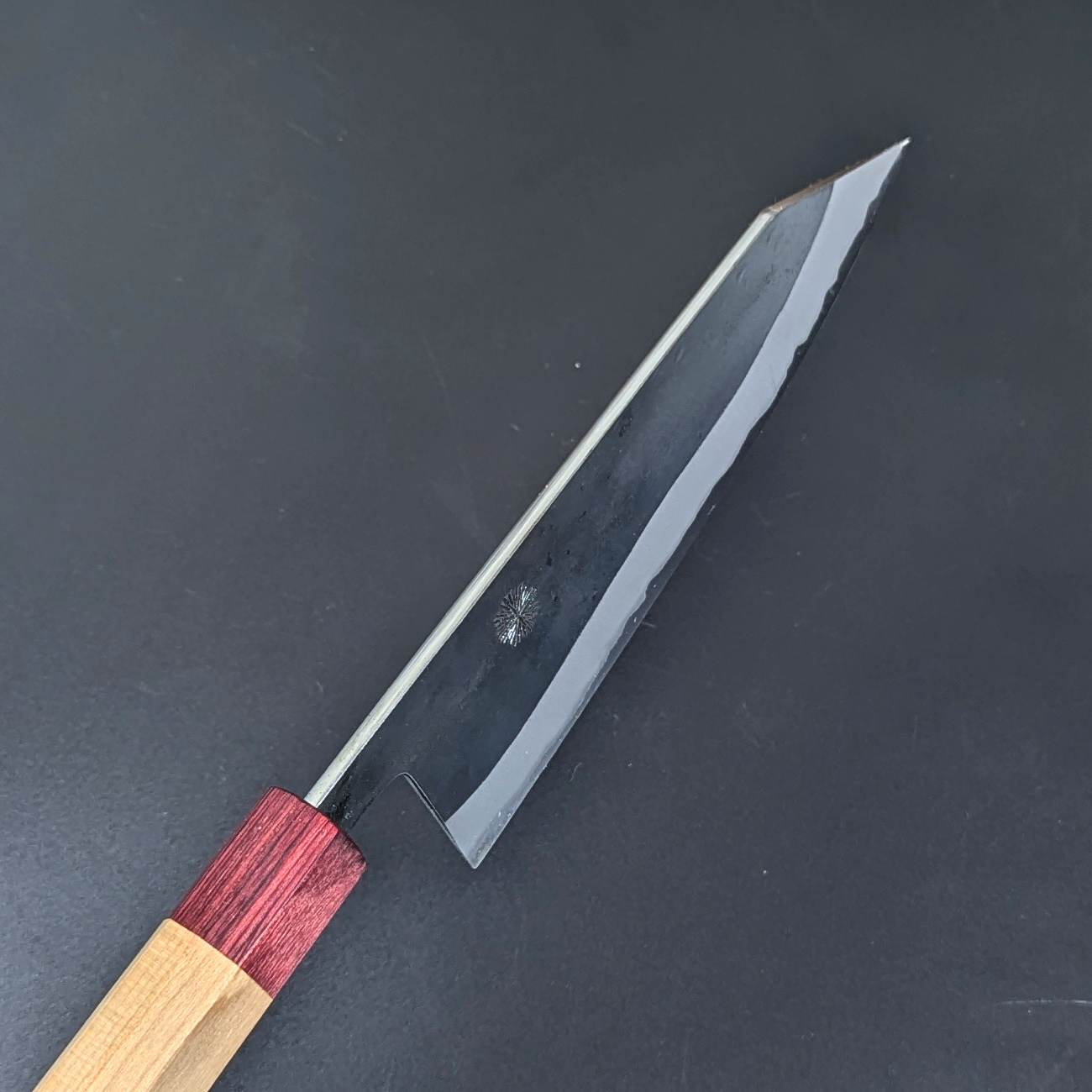 Yuuwa Aogami #2 Kurouchi Santoku 165mm (6.49in) Cherry Handle