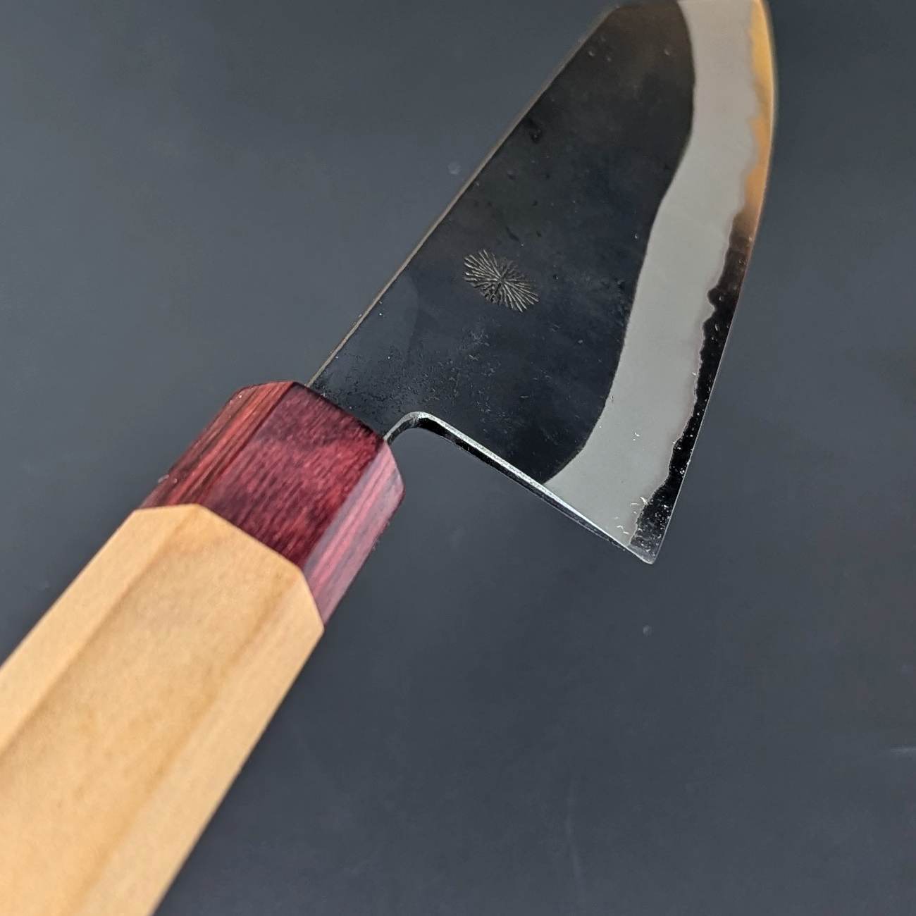 Yuuwa Aogami #2 Kurouchi Santoku 165mm (6.49in) Cherry Handle