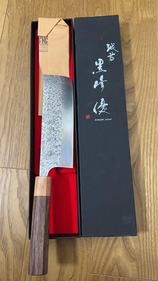 Kurosaki Yu Shizuku SG2 Nakiri 160mm