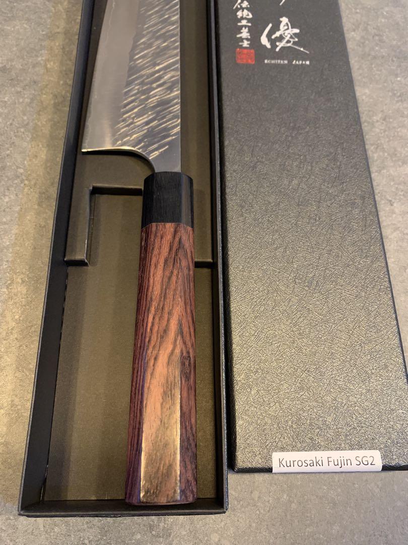 Kurosaki Yu Fujin SG2 Gyuto 240mm Rosewood Handle