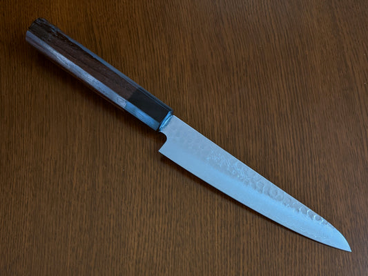 Yoshihiro VG10 Hammered Damasucus - Pistola japonesa Petty de 150 mm (5,9 pulgadas)