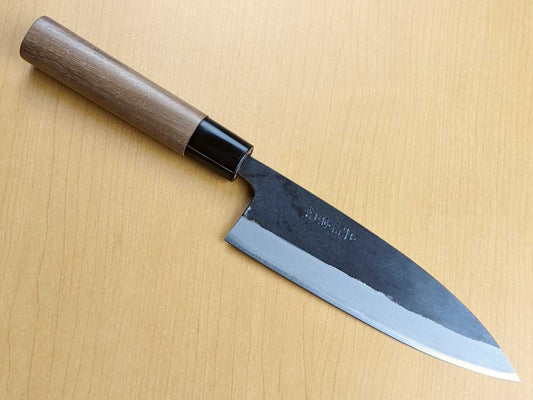 Muneishi Stainless Steel Kurouchi Japanese Santoku 165mm (6.5in)