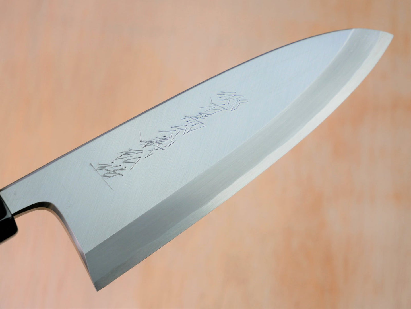 Japanese bone cutting Knife - IKENAMI HAMONO - White steel 1and sof
